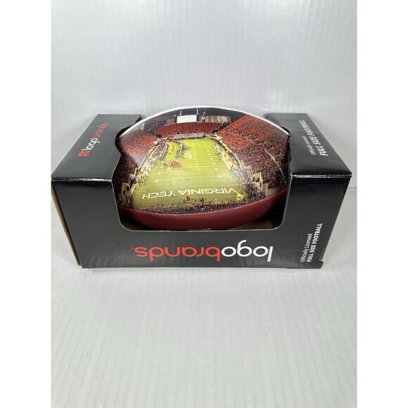 Virginia Tech Stadium Full-Size Football Official NCAA Licensed by Logo Brands - Picture 2 of 4